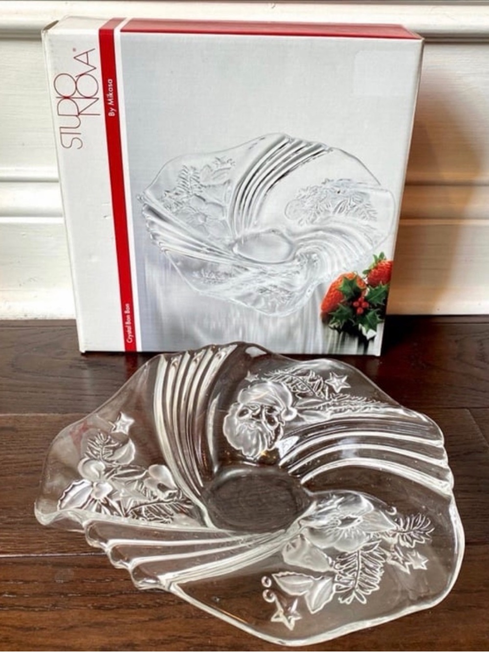 Vintage Mikasa Studio Nova Crystal Bon Bon Bowl